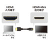 KM-HD22-07H イーサネット対応ハイスピードHDMIミニケーブル(0.75m・ブラック) KM-HD22-07H / イーサネット対応ハイスピードHDMIミニケーブル(0.75m・ブラック)
