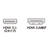 KM-HD22-MN12 ミニHDMI巻取りケーブル(最大1.2m・ブラック) KM-HD22-MN12 / ミニHDMI巻取りケーブル(最大1.2m・ブラック)