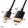 KM-HD23-A50K イーサネット対応ハイスピードHDMIマイクロケーブル 5m KM-HD23-A50K / イーサネット対応ハイスピードHDMIマイクロケーブル 5m