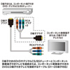 KM-V17-30K2 / D端子コンポーネントビデオケーブル（3m）