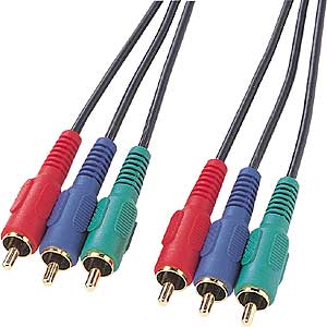 KM-V18-30 / コンポーネントビデオケーブル（3m）