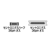 KPU-9821-07K / プリンタケーブル(0.75m)