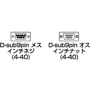 KR-9EN2 / RS-232C延長ケーブル（2m）