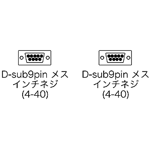 KR-ECM3 / エコRS-232Cケーブル（3m）