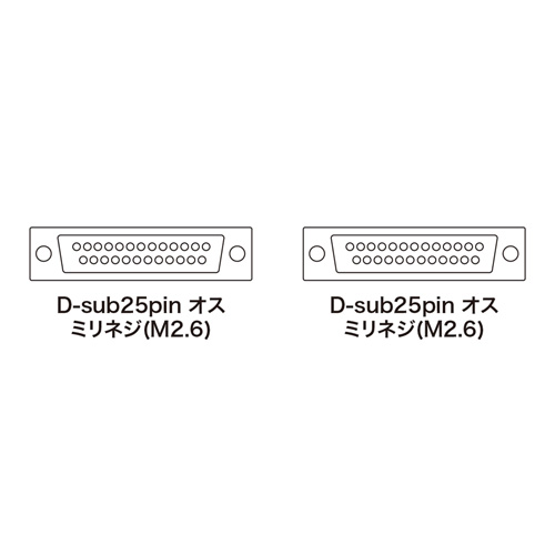 KRS-005-15N / RS-232Cケーブル（25pin/モデム・TA・切替器・15m）