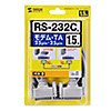 KRS-101K2 RS-232Cケーブル(25pin/モデム・TA・切替器・1.5m) KRS-101K2 / RS-232Cケーブル(25pin/モデム・TA・切替器・1.5m)