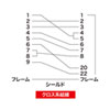KRS-423XF1K RS-232Cケーブル(クロス・1.5m) KRS-423XF1K / RS-232Cケーブル(クロス・1.5m)