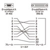 KRS-9F25F02K RS-232C変換ケーブル(0.2m) KRS-9F25F02K / RS-232C変換ケーブル(0.2m)