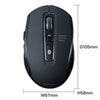 KS-MS05BK Bluetooth 5.0 ブルーLEDマウス KS-MS05BK / Bluetooth 5.0 ブルーLEDマウス