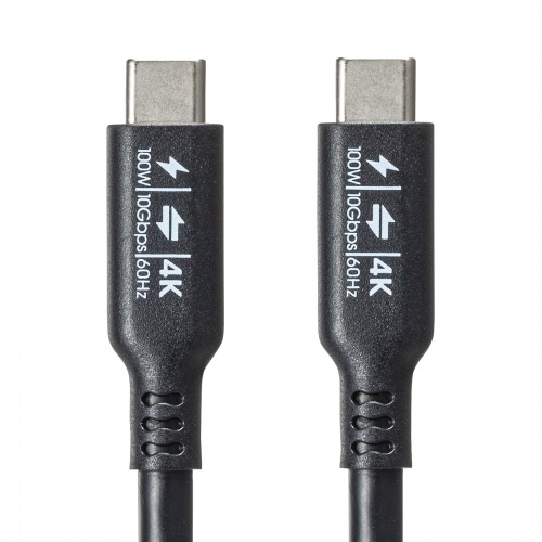 KU-10GCCP10010 / USB10GbpsType-Cケーブル(PD100W・映像出力対応・1m)