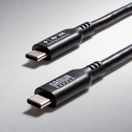 KU-10GCCP10020 / USB10GbpsType-Cケーブル(PD100W・映像出力対応・2m)