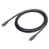 KU-10GCCP10020 USB10GbpsType-Cケーブル(PD100W・映像出力対応・2m) KU-10GCCP10020 / USB10GbpsType-Cケーブル(PD100W・映像出力対応・2m)