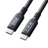 KU-10GCCP10020 USB10GbpsType-Cケーブル(PD100W・映像出力対応・2m) KU-10GCCP10020 / USB10GbpsType-Cケーブル(PD100W・映像出力対応・2m)