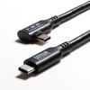 KU-10GCCP100L10 / USB10GbpsType-Cケーブル（PD100W・映像出力対応・片側L型コネクタ・1m）