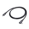 KU-10GCCP100L10 USB10GbpsType-Cケーブル(PD100W・映像出力対応・片側L型コネクタ・1m) KU-10GCCP100L10 / USB10GbpsType-Cケーブル(PD100W・映像出力対応・片側L型コネクタ・1m)
