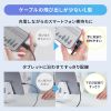 KU-10GCCP100L10 / USB10GbpsType-Cケーブル（PD100W・映像出力対応・片側L型コネクタ・1m）