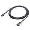 KU-10GCCP100L20 USB10GbpsType-Cケーブル(PD100W・映像出力対応・片側L型コネクタ・2m) KU-10GCCP100L20 / USB10GbpsType-Cケーブル(PD100W・映像出力対応・片側L型コネクタ・2m)