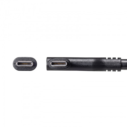 KU-10GCCP100L20 / USB10GbpsType-Cケーブル（PD100W・映像出力対応・片側L型コネクタ・2m）