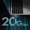 KU-20GCCPE10 USB20Gbps(USB4 Gen2×2)Type-C ケーブル KU-20GCCPE10 / USB20Gbps(USB4 Gen2×2)Type-C ケーブル