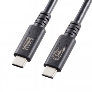 USB20Gbps（USB4 Gen2×2）Type-C ケーブル