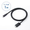 KU-20GCCPEDSL10 / USB 20Gbps Type-Cケーブル（デュアルスクリューロック・240W・1m）