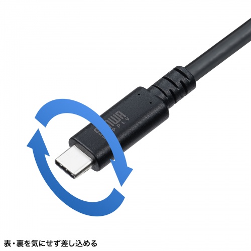 KU-20GCCPESSL10 / USB 20Gbps Type-Cケーブル（シングルスクリューロック・240W・1m）