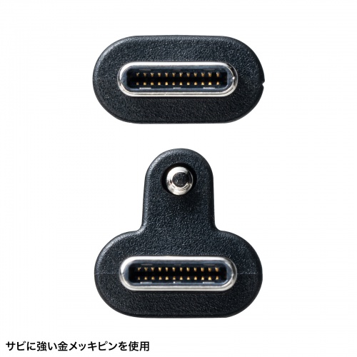 KU-20GCCPESSL10 / USB 20Gbps Type-Cケーブル（シングルスクリューロック・240W・1m）