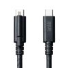 KU-20GCCPESSL10 / 抜け止め防止Type-Cケーブル（シングルクリューロック・20Gbps・240W・1m）