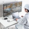 KU-20GCCPESSL20 / 抜け止め防止Type-Cケーブル（シングルクリューロック・20Gbps・240W・2m）