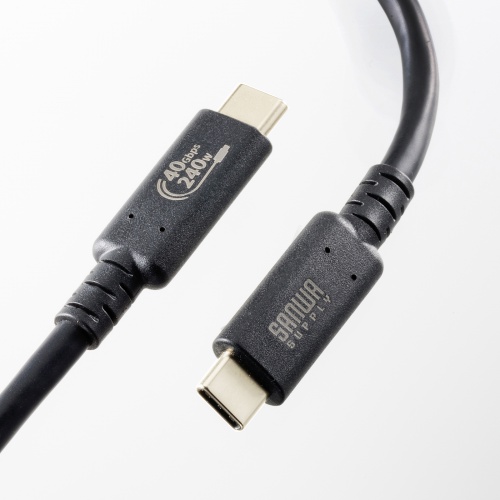 KU-40GCCPE10 / USB40Gbps（USB4 Gen3）Type-C ケーブル