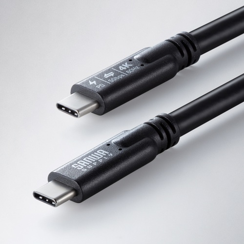 KU-5GCCP10030TK / USB5Gbps Type-Cケーブル（PD100W・映像出力対応・3m）