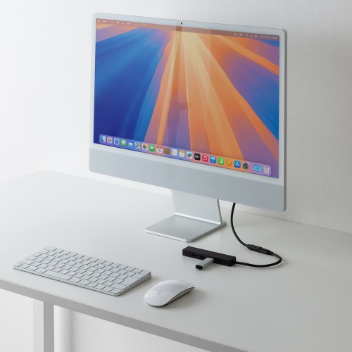 KU-5GCCP100EN05 / USB5Gbps Type-C延長ケーブル(PD100W・0.5m)