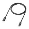 KU-5GCCP100EN10 / USB5Gbps Type-C延長ケーブル(PD100W・1m)