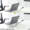 KU-5GCCP100EN10 / USB5Gbps Type-C延長ケーブル(PD100W・1m)