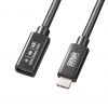 KU-5GCCP100EN10 USB5Gbps Type-C延長ケーブル(PD100W・1m) KU-5GCCP100EN10 / USB5Gbps Type-C延長ケーブル(PD100W・1m)