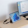 KU-5GCCP100ENL01 / USB5Gbps Type-C延長ケーブル（L型・PD100W・0.1m）