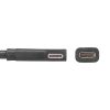 KU-5GCCP100ENL05 / USB5Gbps Type-C延長ケーブル（L型・PD100W・0.5m）