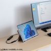 KU-5GCCP100ENL05 / USB5Gbps Type-C延長ケーブル（L型・PD100W・0.5m）