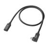KU-5GCCP100ENL05 USB5Gbps Type-C延長ケーブル(L型・PD100W・0.5m) KU-5GCCP100ENL05 / USB5Gbps Type-C延長ケーブル(L型・PD100W・0.5m)