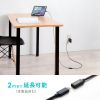 KU-5GCCP100ENL05 / USB5Gbps Type-C延長ケーブル（L型・PD100W・0.5m）