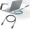 KU-5GCCP100ENL10 USB5Gbps Type-C延長ケーブル(L型・PD100W・1m) KU-5GCCP100ENL10 / USB5Gbps Type-C延長ケーブル(L型・PD100W・1m)