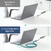 KU-5GCCP100ENL10 USB5Gbps Type-C延長ケーブル(L型・PD100W・1m) KU-5GCCP100ENL10 / USB5Gbps Type-C延長ケーブル(L型・PD100W・1m)