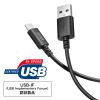 KU-CA05BK USB 2.0 Type-Cケーブル(C-A・0.5m・ブラック) KU-CA05BK / USB 2.0 Type-Cケーブル(C-A・0.5m・ブラック)