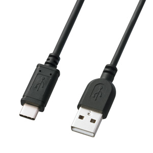 KU-CA20K / USB2.0 Type-C-Aケーブル(ブラック・2m)