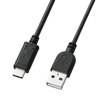 KU-CA10K USB2.0 Type-C-Aケーブル(1m・ブラック) KU-CA10K / USB2.0 Type-C-Aケーブル(1m・ブラック)