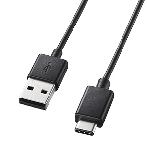 ☆5個セット サンワサプライ USB2.0TypeC-Aケーブル KU-CA20KX5-