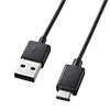 KU-CA10 / Type-C USB2.0標準ケーブル（1m・ブラック）