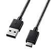 KU-CA20 Type-C USB2.0標準ケーブル(2m・ブラック) KU-CA20 / Type-C USB2.0標準ケーブル(2m・ブラック)