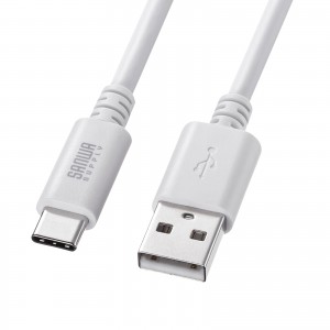 KU-CA30W / USB 2.0 Type-Cケーブル(C-A・3m・ホワイト)