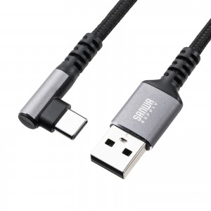 KU-CAL10TK / USB 2.0 Type-Cケーブル(C-A・L型・1m)